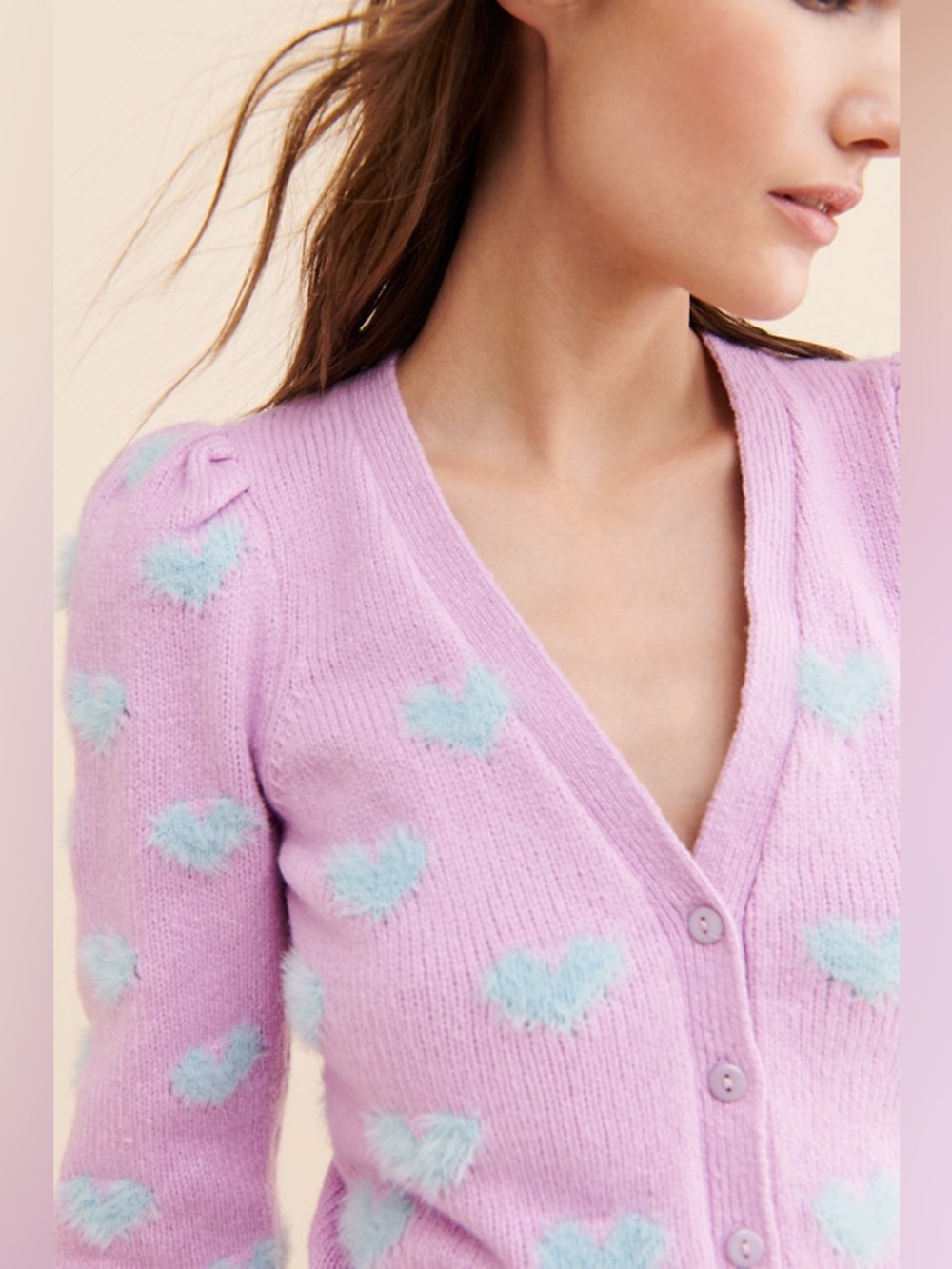 For Love & Lemons Scarlet Cropped Cardigan M - Picture 7 of 16